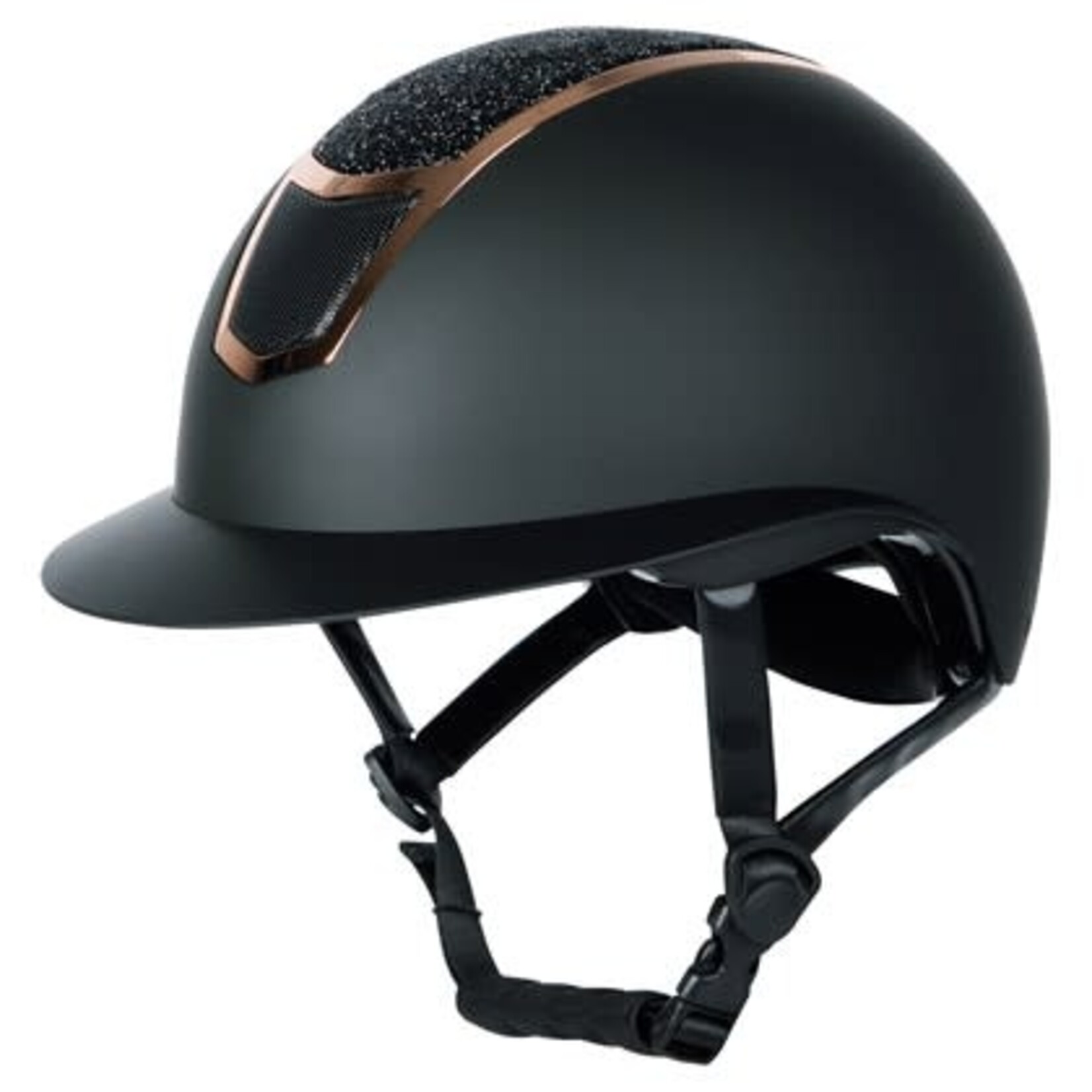 Harry's Horse HH Veiligheidscap Mont Blanc Sparkle zwart/rose