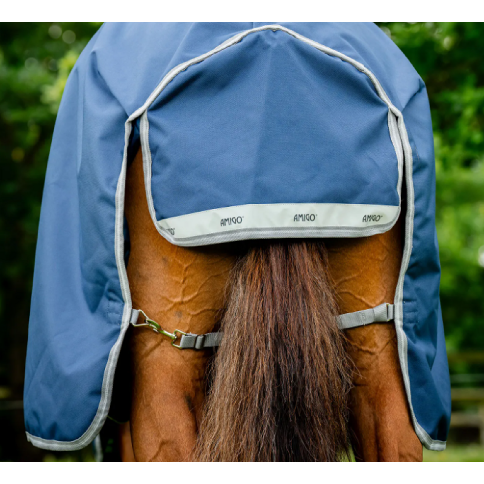 Horseware Amigo 1200D Plus Turnout 100Gr Navy/Grey