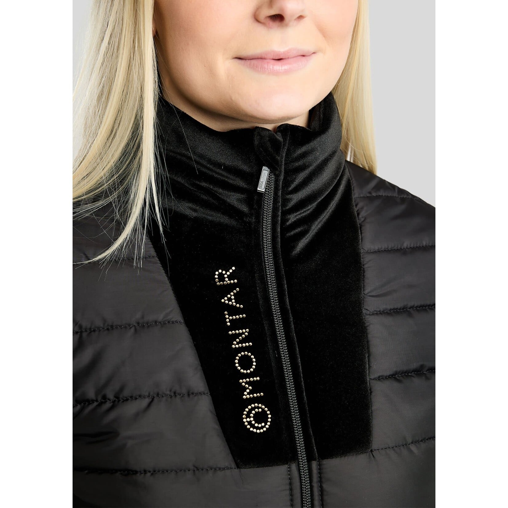 Montar Montar MoValerie Hybrid Jas met Velvet Zwart