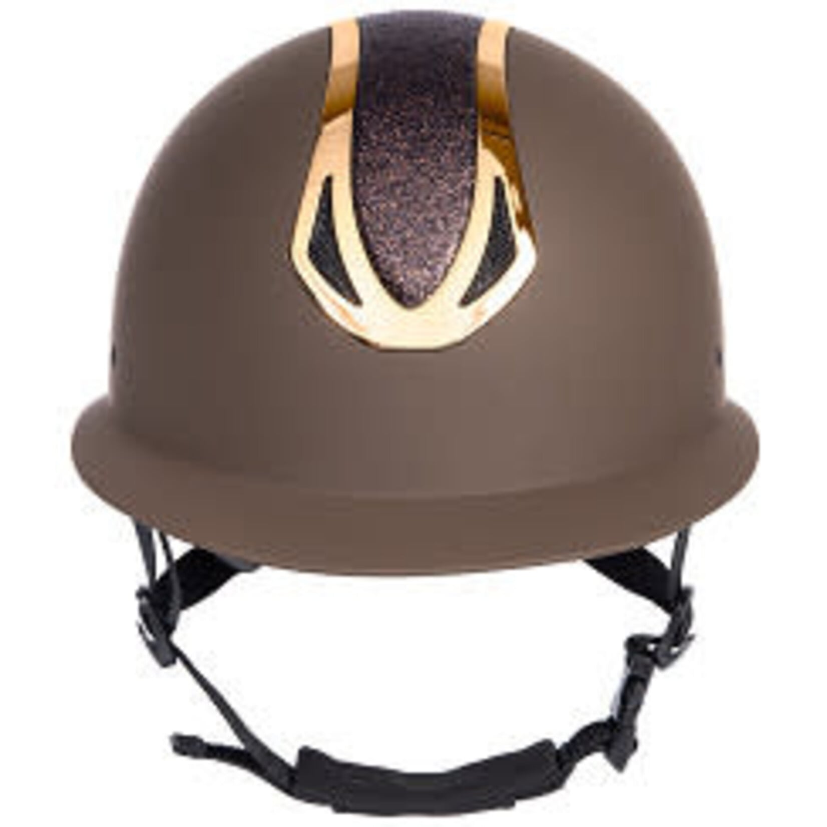 Harry's Horse HH Veiligheidscap Pro F1 Matt Sparkle Bruin/Goud