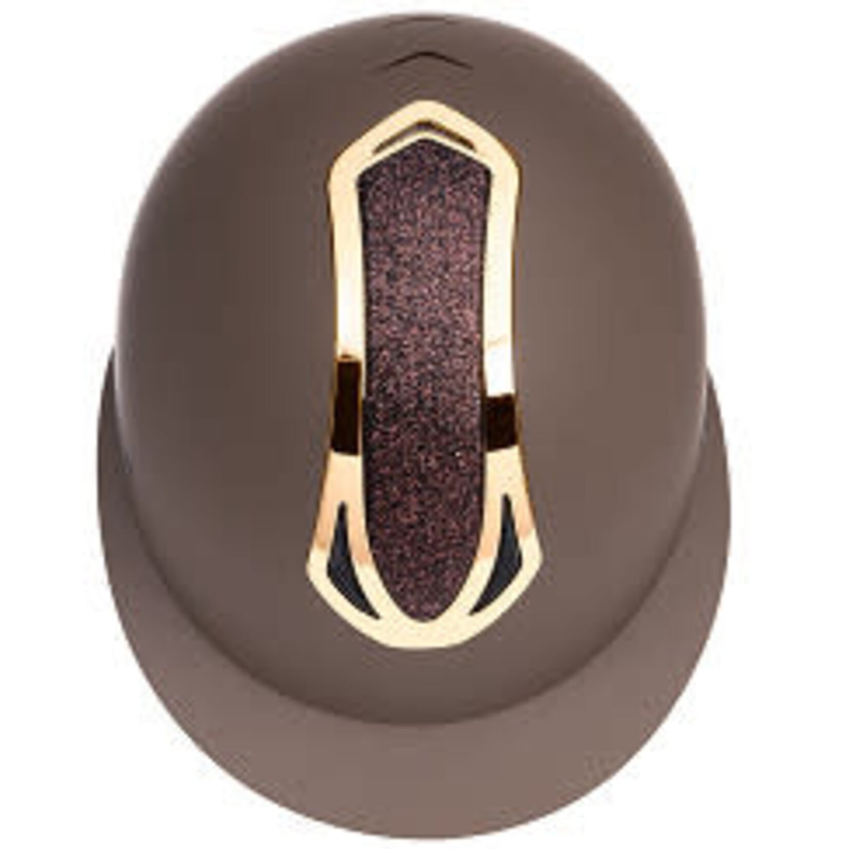 Harry's Horse HH Veiligheidscap Pro F1 Matt Sparkle Bruin/Goud