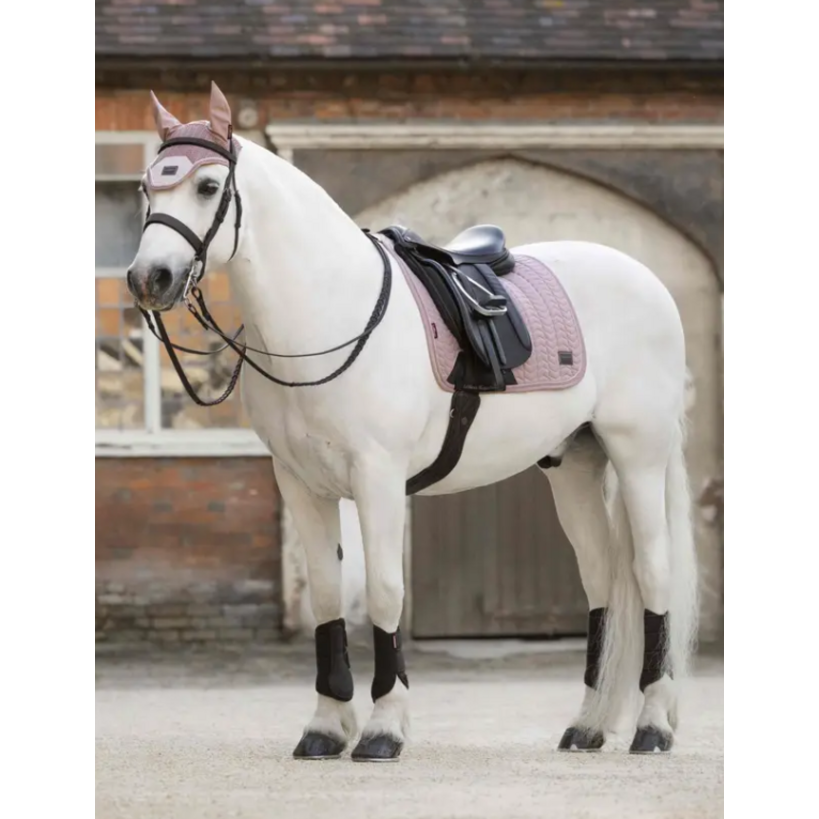LeMieux Lemieux Zadeldoek Herringbone DR Wild Rose