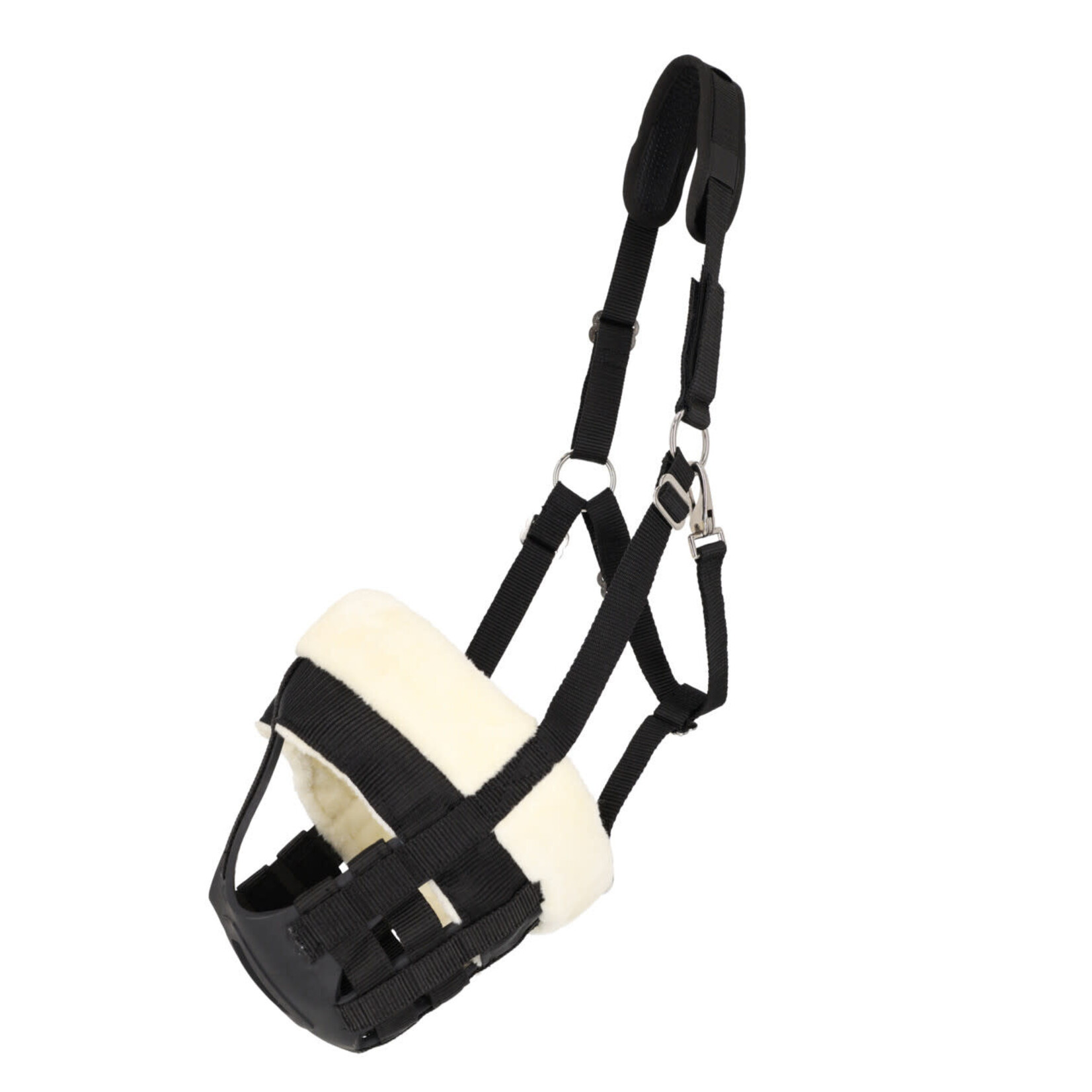 QHP QHP Graasmasker Bont Met Neusgaten Zwart