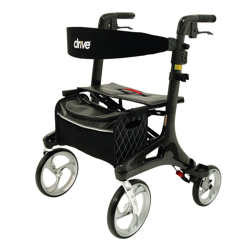 Rollator Drive Nitro Carbon MegaMobility.be