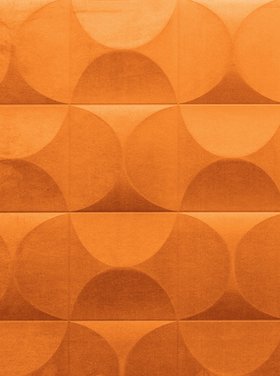 Vormen jungle Klaar Oranje behang kopen? | Luxe behang | Coloredwalls - Coloredwalls