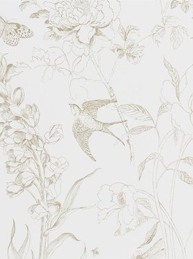 Dicteren Gastheer van Zwart Bloemen behang kopen? | Luxe behang | Coloredwalls - Coloredwalls