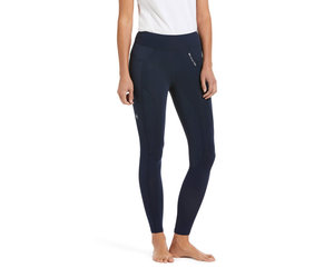 Ariat Womens Prevail Insulated Full Seat Tights - Navy Reflective
