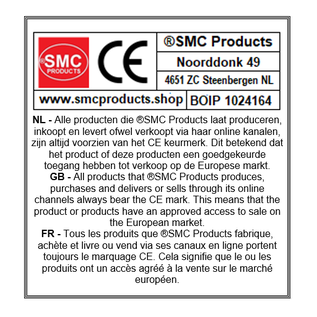 ®SMC Products Schakelaar set wit - 2 contacten - Bedien je apparatuur en verlichting vanuit je stoel!