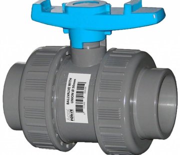 PVC kogelkraan 25mm PN16