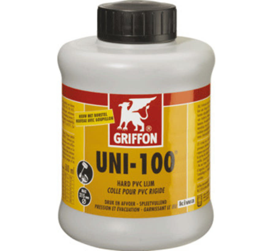 Griffon Hard Lijm PVC Uni-100 250ml