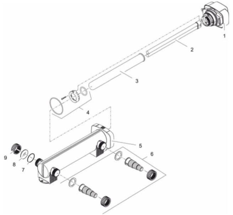 Vervang elektrische eenheid Vitronic 18 W (nr1)