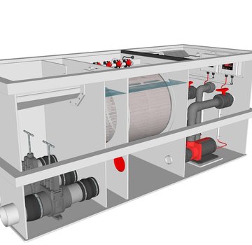 Red Label AquaKing Red Label Drum Filter Plug & Play 30/35 M Lease