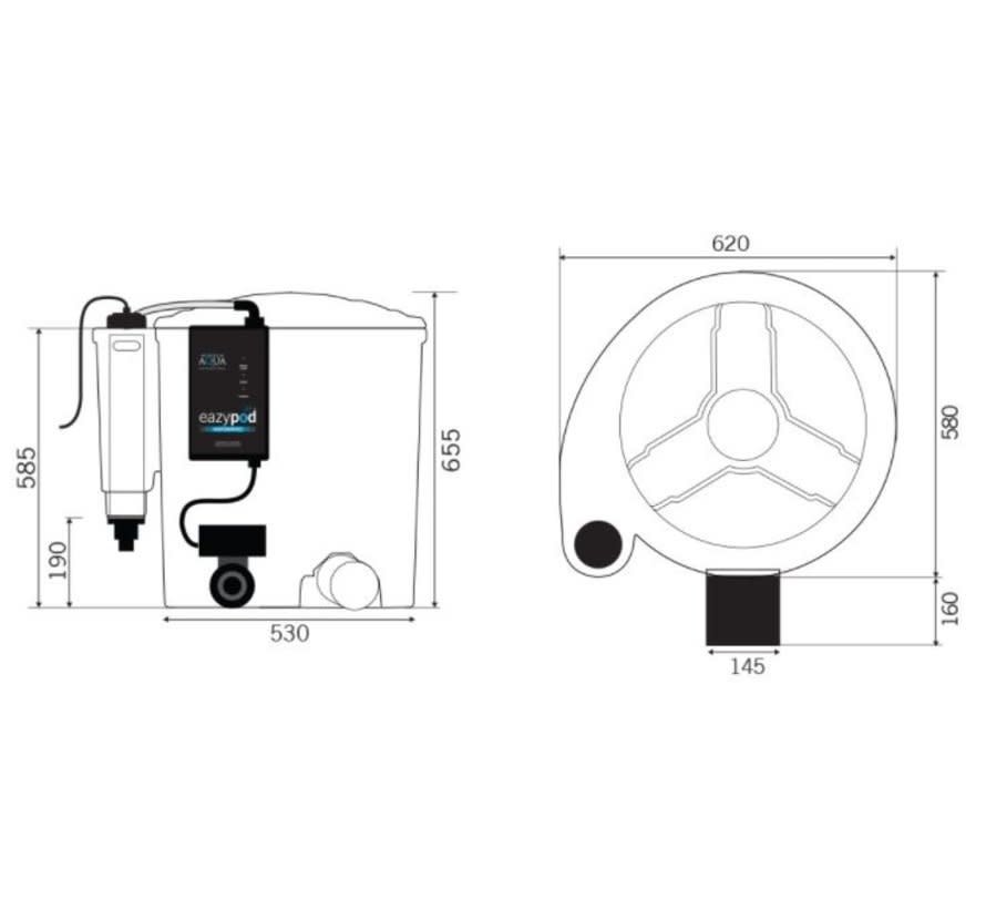 Evolution Aqua Nexus Eazy Pod Automatic inclusief beluchting + UV