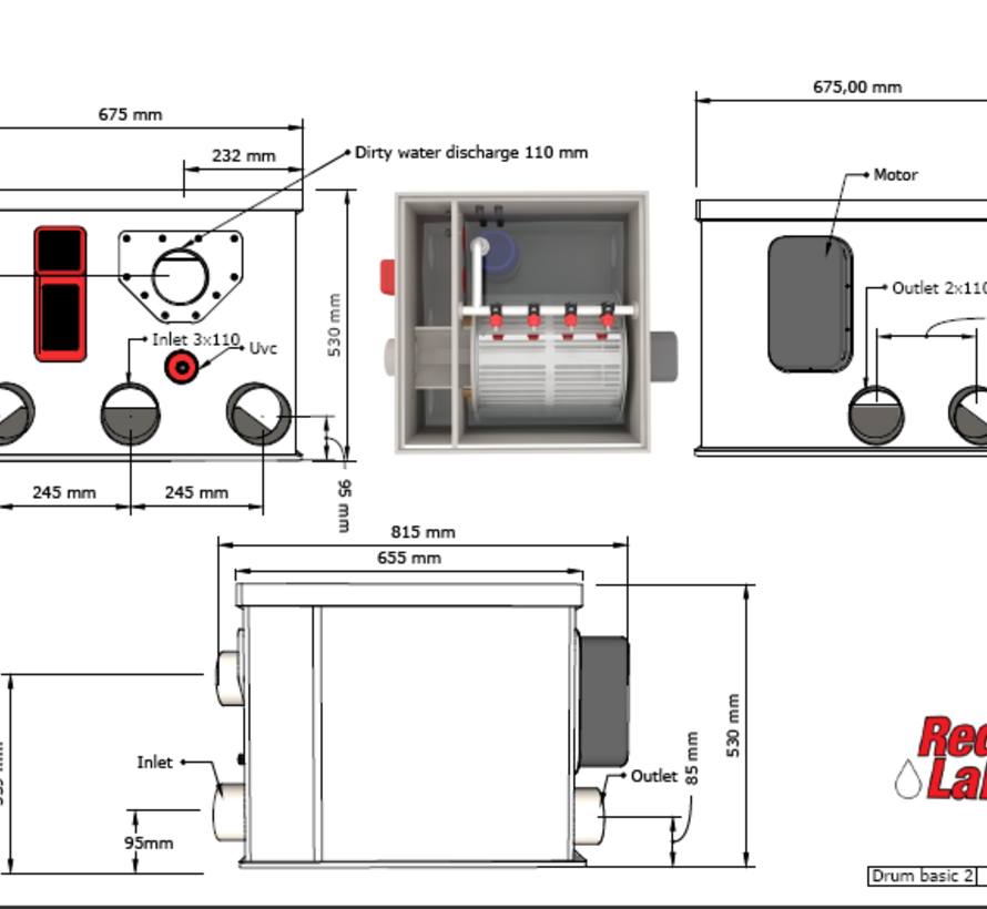 AquaKing Red Label Basic Drum 20/25 Lease
