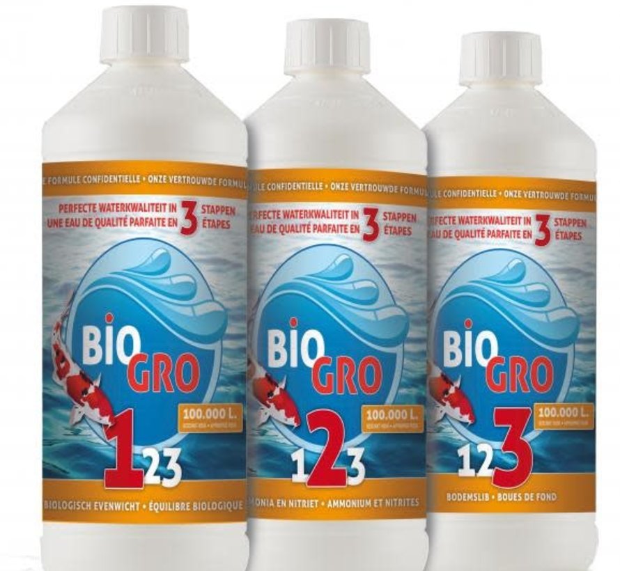 Biogro 123 opstart pakket 100.000L