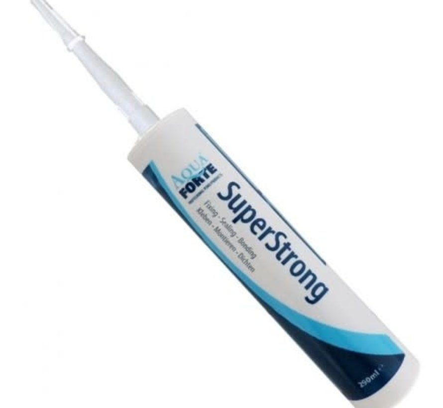 Aquaforte Kit / Lijm Superstrong MS Polymeer Wit