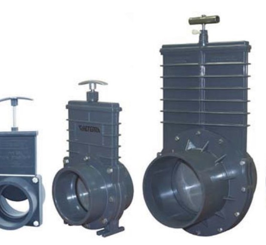 Valterra schuifkraan 90mm RVS schuif