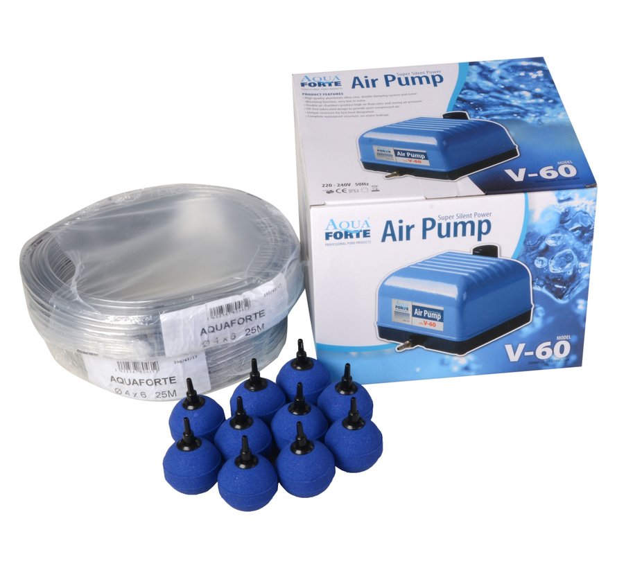 Aquaforte Hi-Flow Luchtpompset V-60