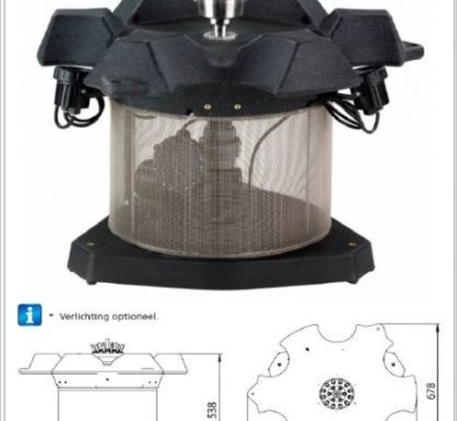 Drijvende Fonteinset AT15 F - Kunststof