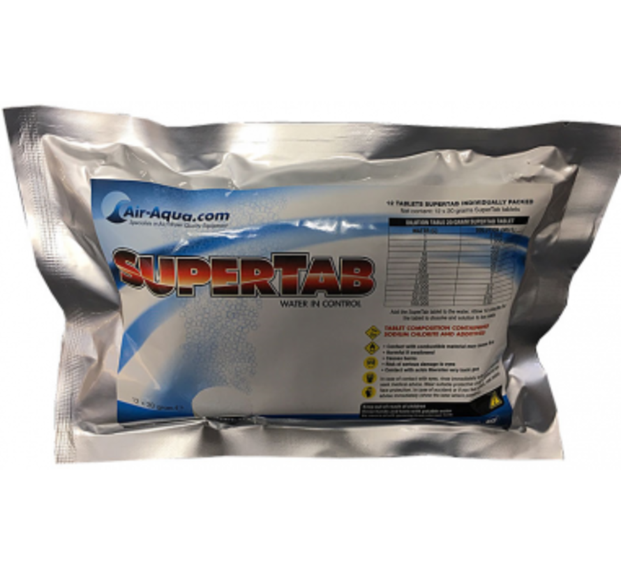 SuperTab 12 tablet van 20 gram 10% (navulverpakking)