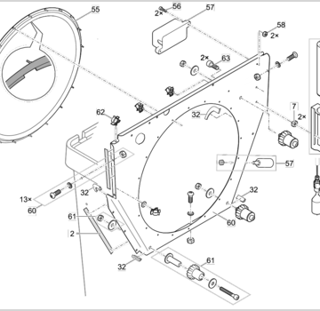 Oase Living Water (nr21.) Oase Vervang spoelbuishouder PCP Compact-L