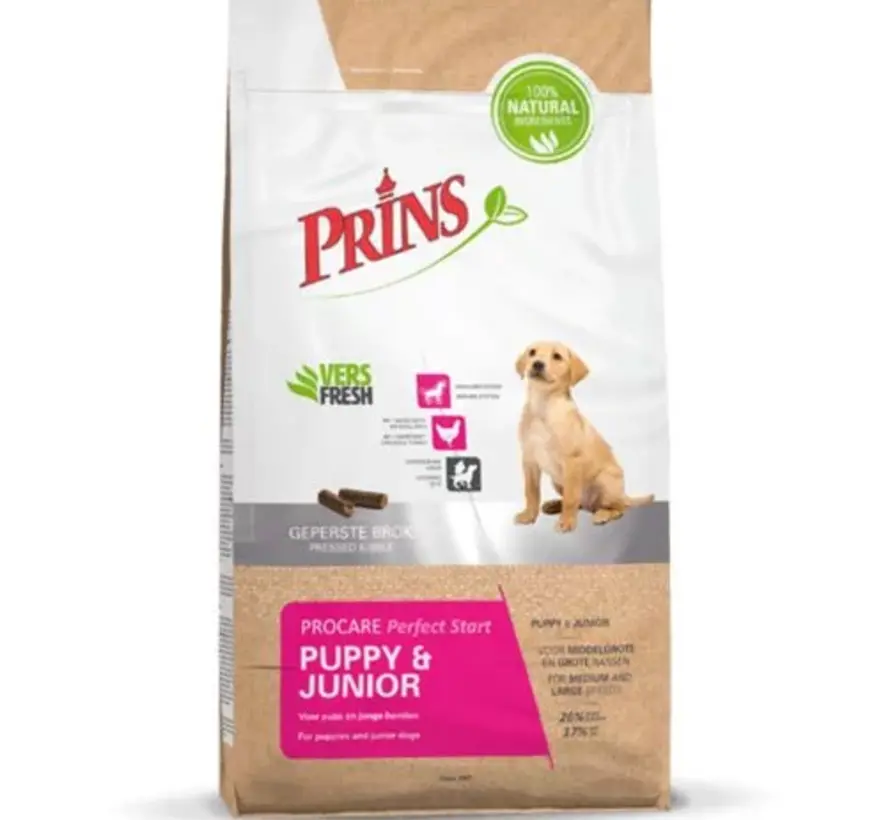 Prins Procare Puppy & Junior Gevogelte&Vlees 7.5kg