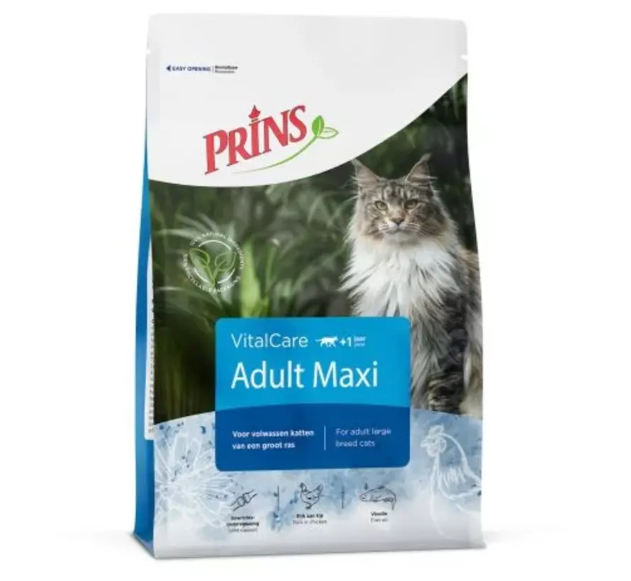 Prins VitalCare Adult Maxi Kattenvoer Gevogelte 10kg