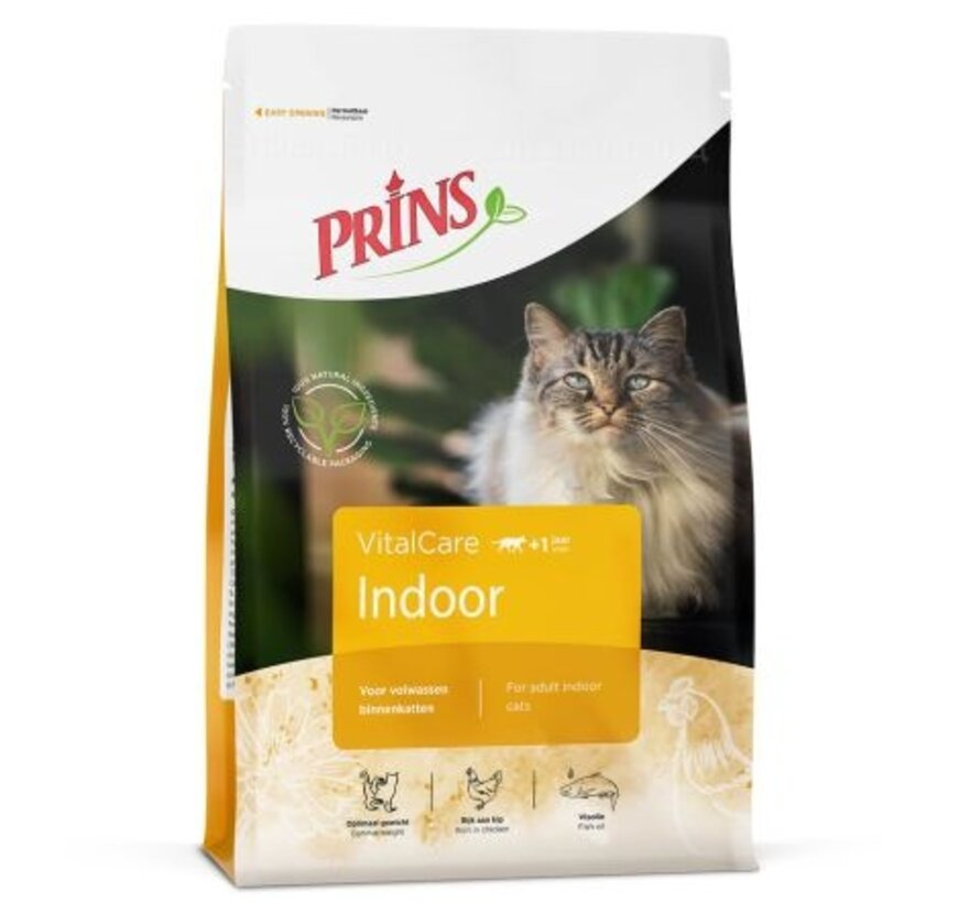 Prins VitalCare Indoor Kattenvoer Gevogelte 10kg
