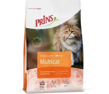 Prins Prins VitalCare Multicat Kattenvoer Gevogelte Vis 4kg