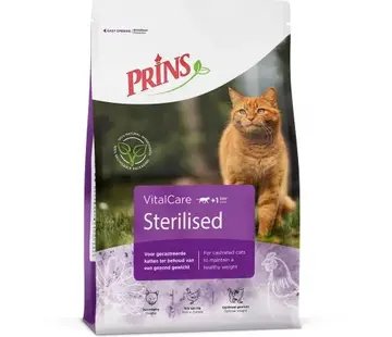 Prins Prins VitalCare Sterilised Kattenvoer Gevogelte 10kg