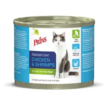 Prins Prins Naturecare Cat 200g  Kattenvoer Kip&Garnaal