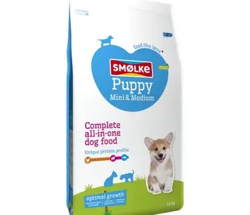 Smølke Smølke Puppy Mini-Medium Hondenvoer Kip Lam 3kg