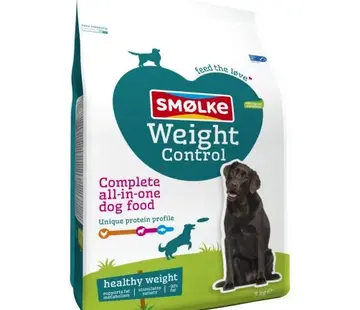 Smølke Smølke Weight Control Hondenvoer Kip Lam 3kg