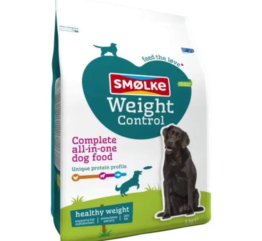 Smølke Weight Control Hondenvoer Kip Lam 3kg