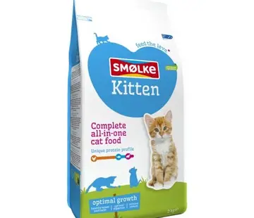 Smølke Smølke Kitten Kattenvoer Kip Vis 2kg