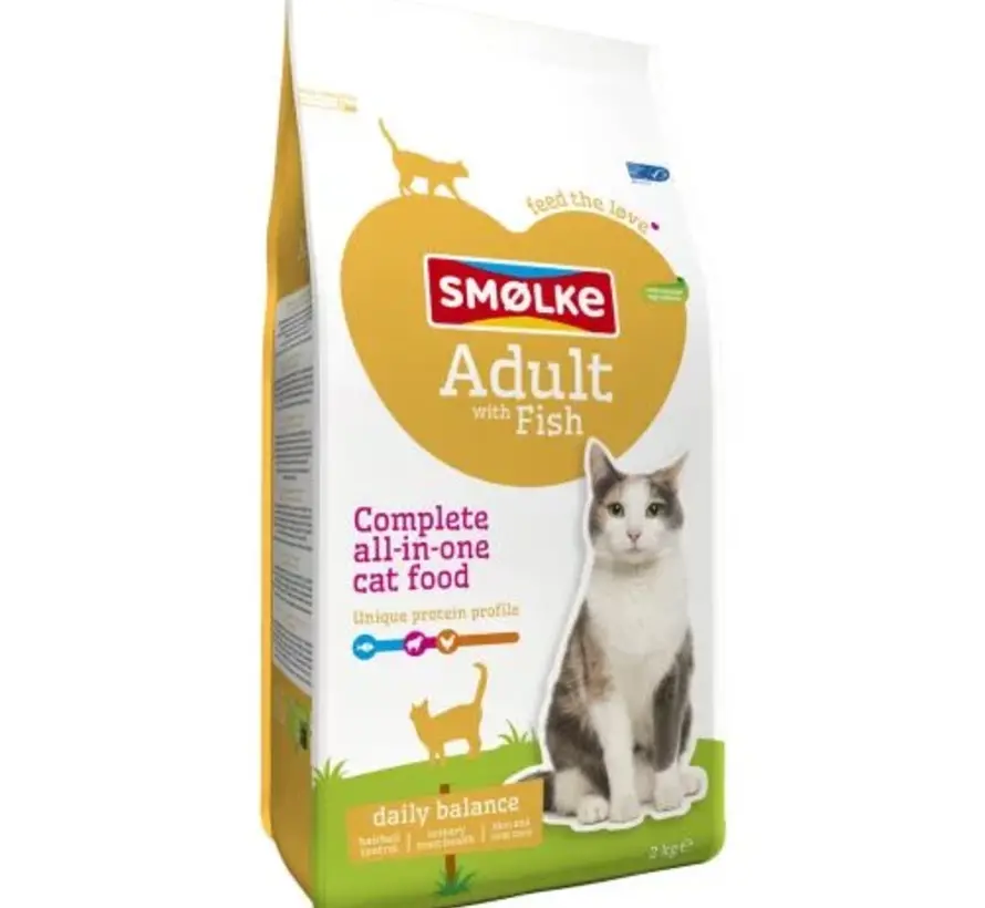 Smølke Adult Kattenvoer Vis 10kg