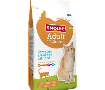 Smølke Smølke Adult Kattenvoer Kip 2kg