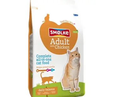 Smølke Smølke Adult Kattenvoer Kip 4kg