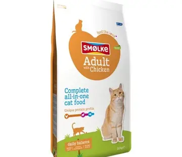 Smølke Smølke Adult Kattenvoer Kip 10kg