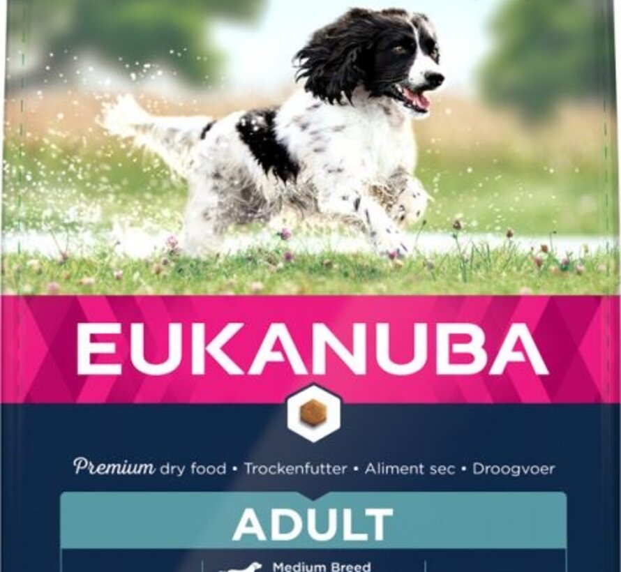 Eukanuba Adult Medium Kip Hondenvoer 3kg