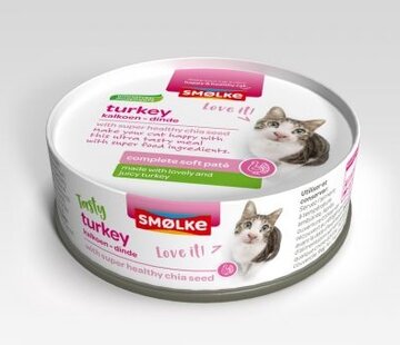 Smølke Soft Paté  Kattenvoer Kalkoen 80gram