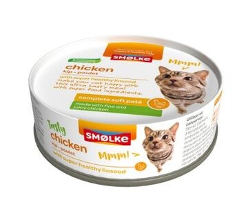 Smølke Smølke Soft Paté Kattenvoer Kip 80g