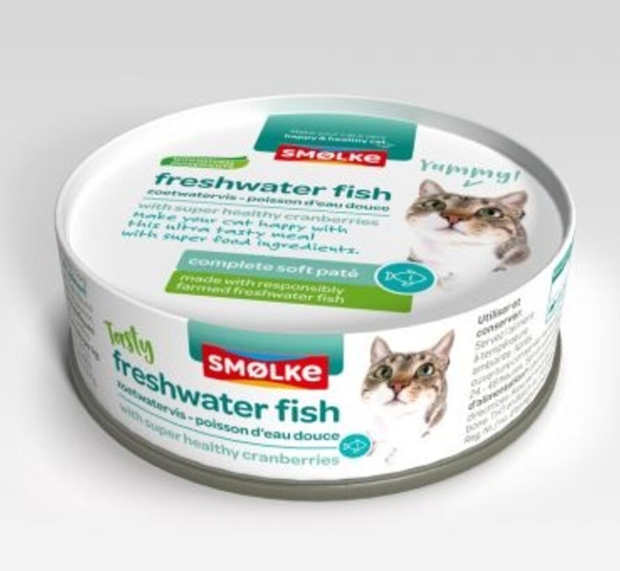 Smølke Soft Paté Kattenvoer Vis 80g