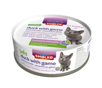 Smølke Smølke Soft Paté Kattenvoer Eend Wild 80g
