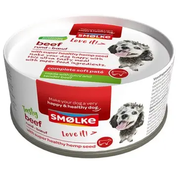Smølke Smølke Complete Soft Paté Hondenvoer Rund 125g