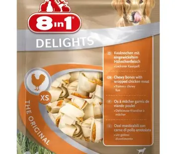 8in1 8in1 Delights Bone Kip Snack 21st