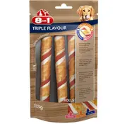 8in1 8in1 Triple Flavour Rolls Snack 3st