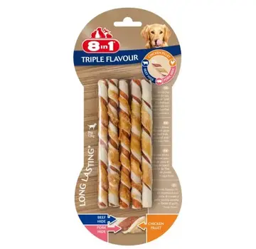 8in1 8in1 Triple Flavour Sticks Snack 10st
