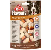 8in1 8in1 Flavours Meaty Biscuits 100g