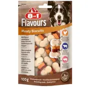 8in1 8in1 Flavours Meaty Biscuits 100gr